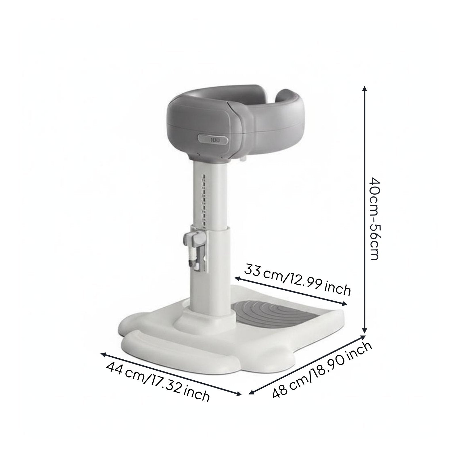 Standing Bath Support Rack Stable Base Baby Bath Stand Hose Clip for Children