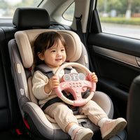 Steering Wheel Toy Button Controls Simulated Driving Controller