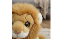 Realistic Lion Stuffed Fuzzy Stuffed Lion Long-Lasting for Children