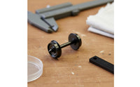 2 Pieces HO Scale Wheel Set Low Noise 1:87 Train Wheel Conductive