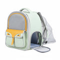 Expandable Cat Backpack Side Storage Pockets Expandable Mesh Rucksack for Hikers
