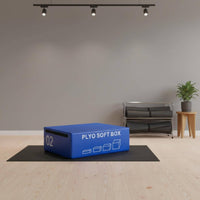 4-in-1 Soft Plyo Box Multi-Purpose Kids Fitness Box Shock Absorbing Non-Slip for Preschoolers, Kindergarten, Gym