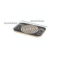 Wooden Maze Balance Board Indoor Workout Maze Balance Board Body Awareness