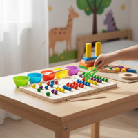 Counting Bead Game Fine Movement Skills Educational Bead Toy Number Learning