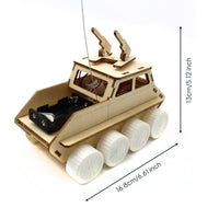 Wireless-Control Armored Car Turret-Like Top Wireless Control Car Assembly Kit