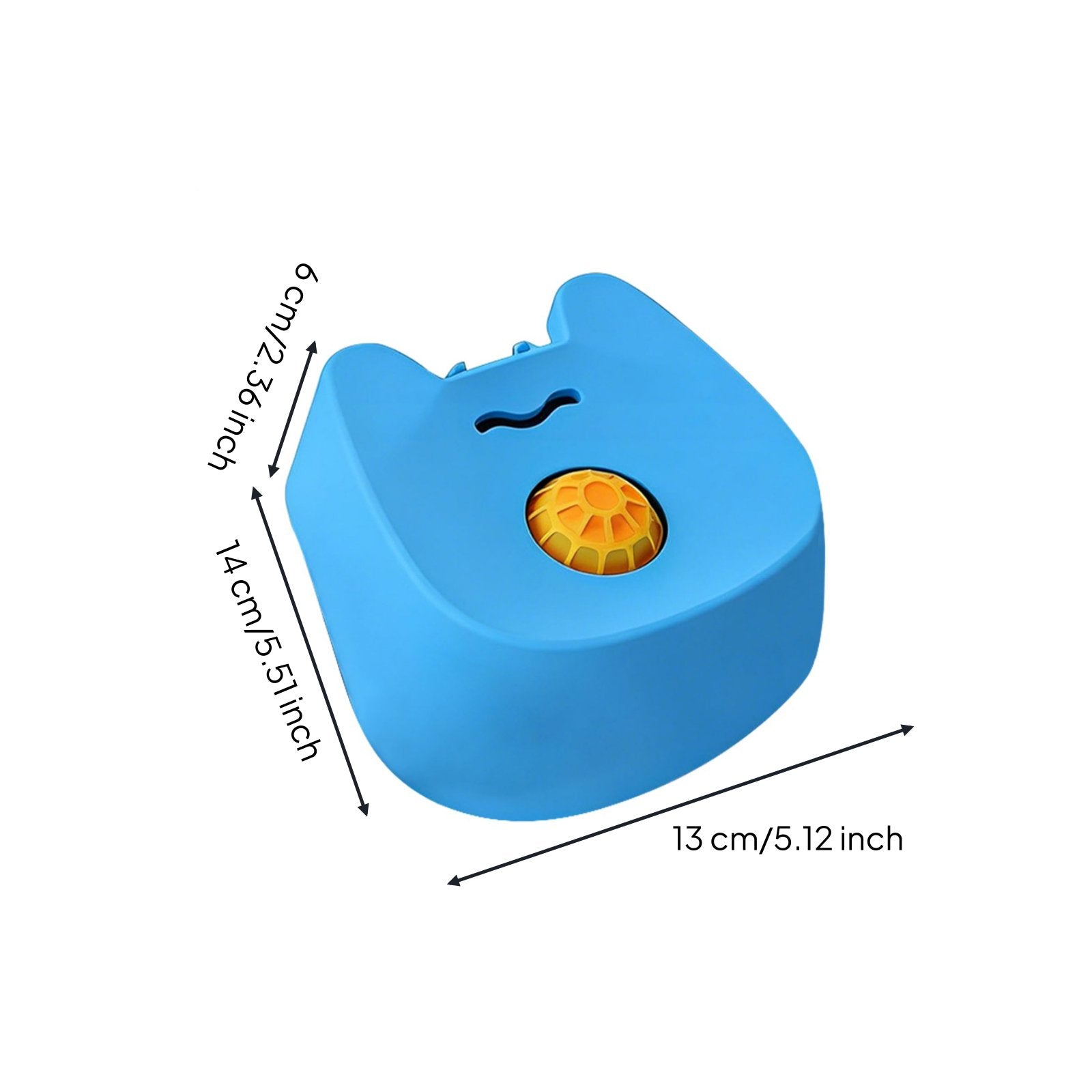 Slow Feeder Lick Bowl Non-Slip Base Liquid Treat Dispenser Multi-Purpose