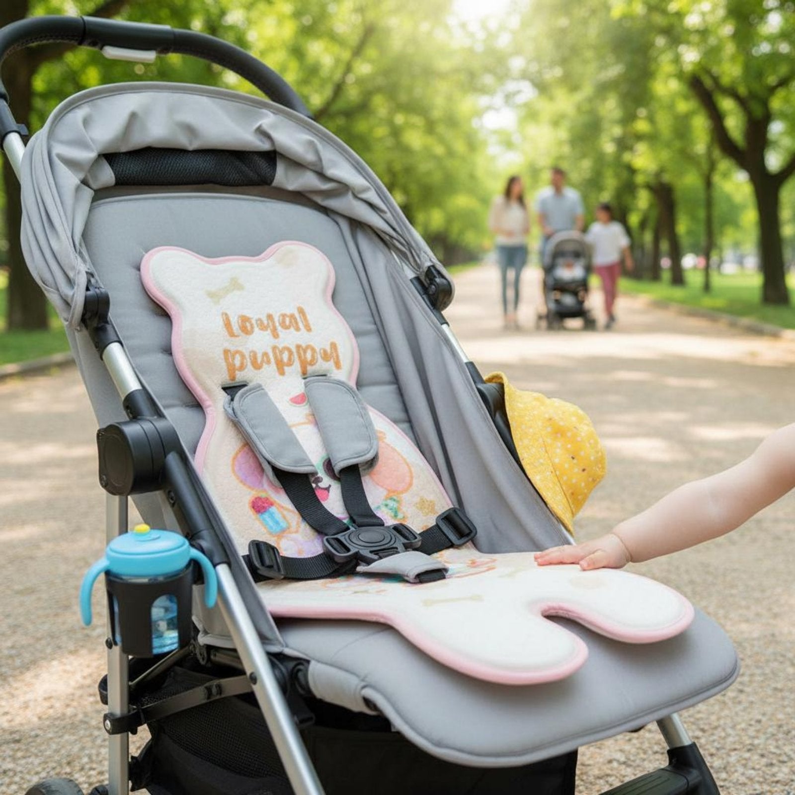 Baby Stroller Cooling Pad Universal Fit Car Seat Cooling Liner Skin-Friendly