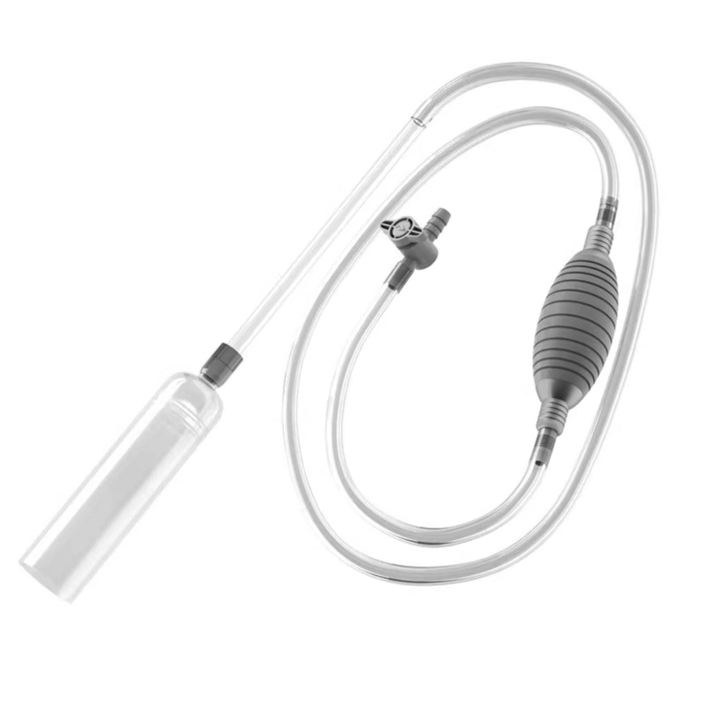 Multi-Functional Cleaning Aquatic Pet Aquarium Gravel Vacuum Easy to Use Manual Aquarium Siphon Lightweight for Pet Owners, Hobbyists, Home