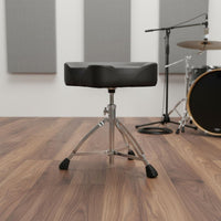 Drum Throne Stable Metal Legs Adjustable Drum Throne Non-Slip Audio Stand Equipment for Stage