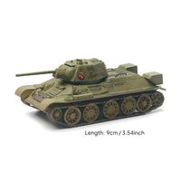 T-34/76 Armored Vehicle Model Molded Details 1/72 Armored Vehicle Kit Turret