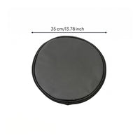 Noise-Reducing Drum Cover Drawstring Music Gear Black
