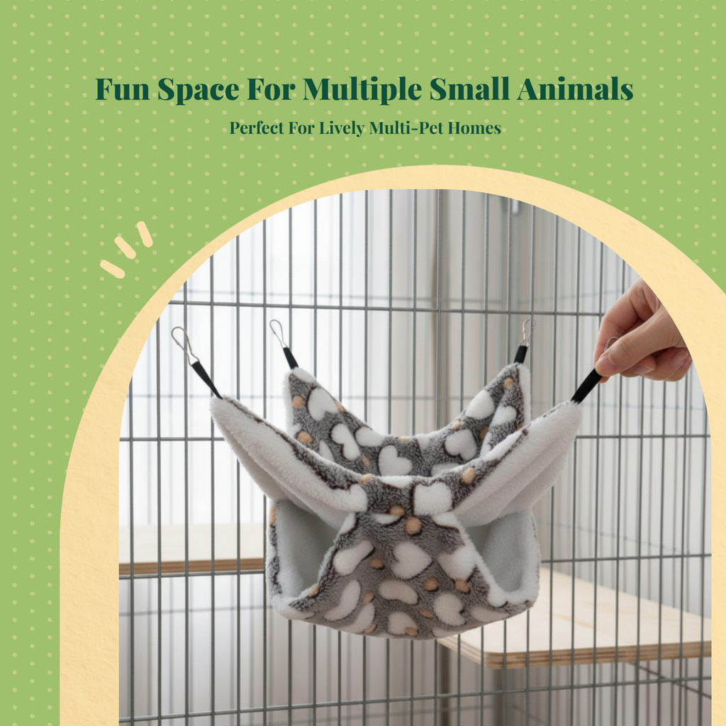Hanging Bed, Soft for Hamster, Squirrel, Enclosure Use