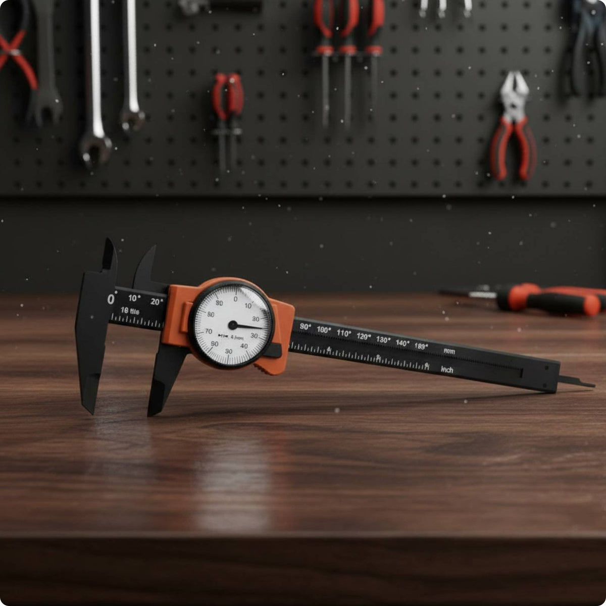 Gauge Caliper Easy to Read Plastic Vernier Caliper Precise Measurement