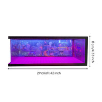 Lighted Model Car Garage USB Powered LED Display Scene Display Box for Showcase