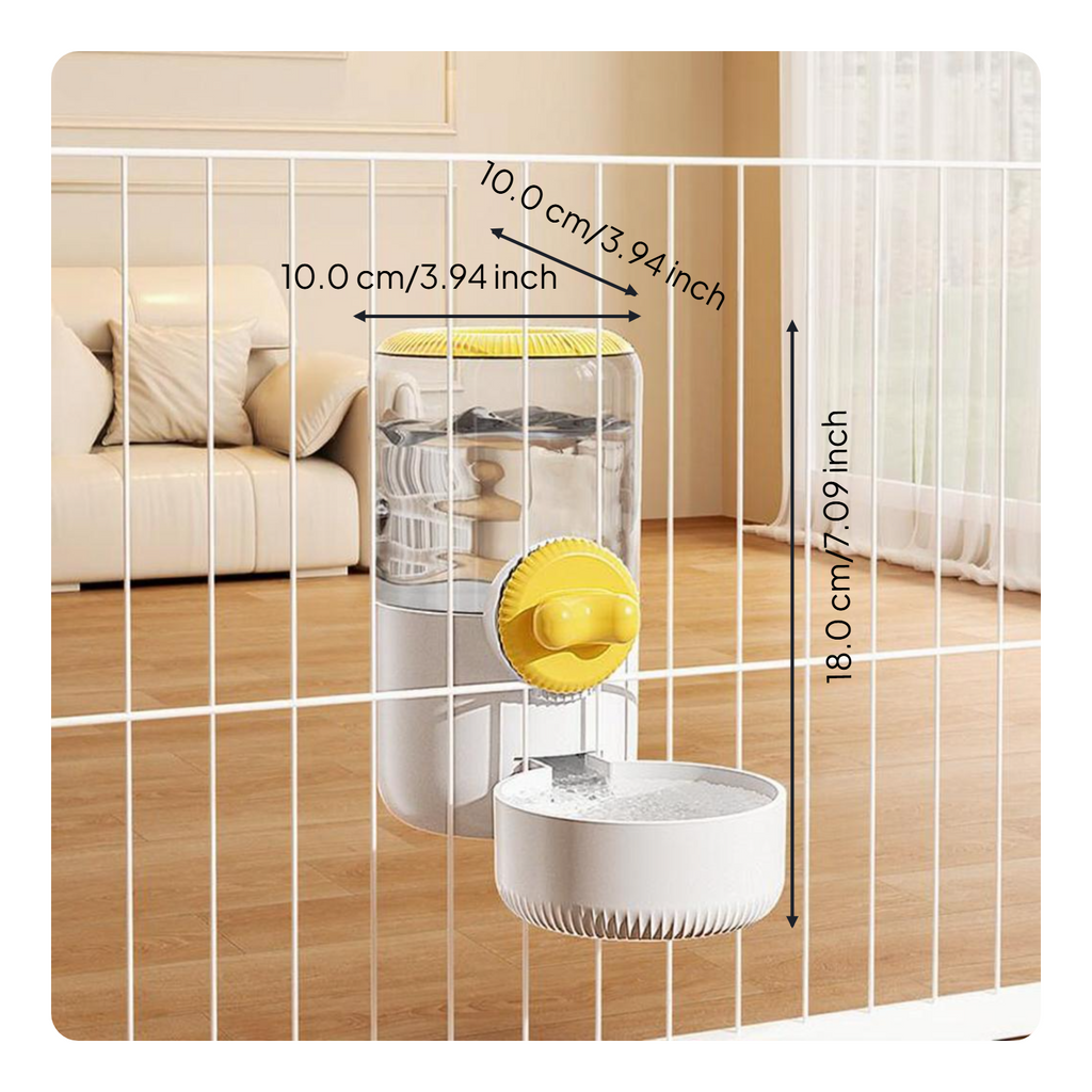 Leakproof dog water bottle for cages
