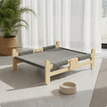 Cat and Dog Hammock Bed Waterproof Cat Hammock Bed Scratch-Resistant Wooden Pet Cot for Cats, Small Dogs, Indoor