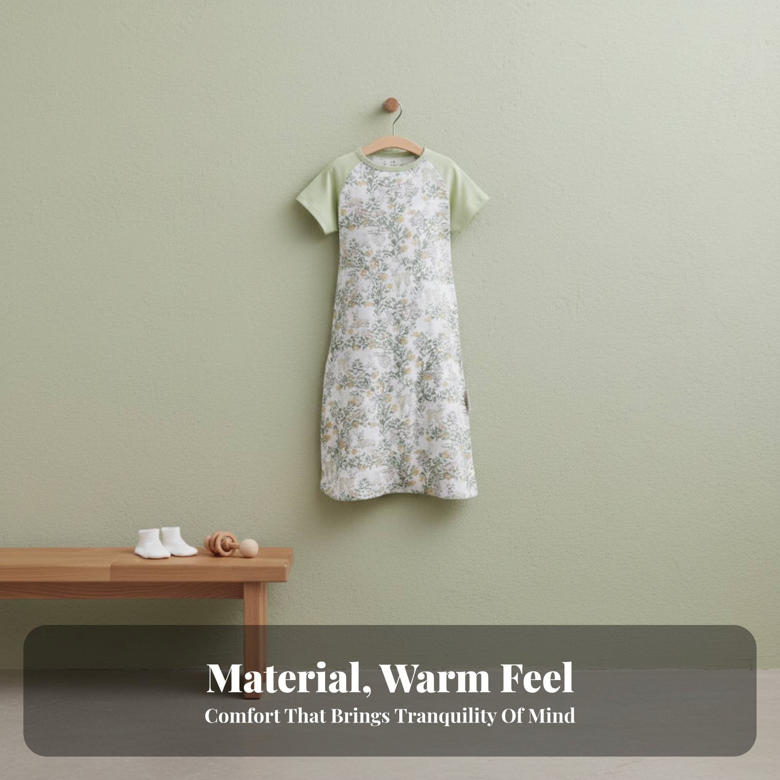 Split-Leg Sleeping Bag Soft Material Child Sleeping Bag with Feet Machine