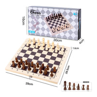 Portable Chess Set Foldable Design Travel Chess Set Easy to Carry for Students