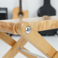 Adjustable Guitar Footrest Solid Wood Wooden Guitar Footrest Foldable