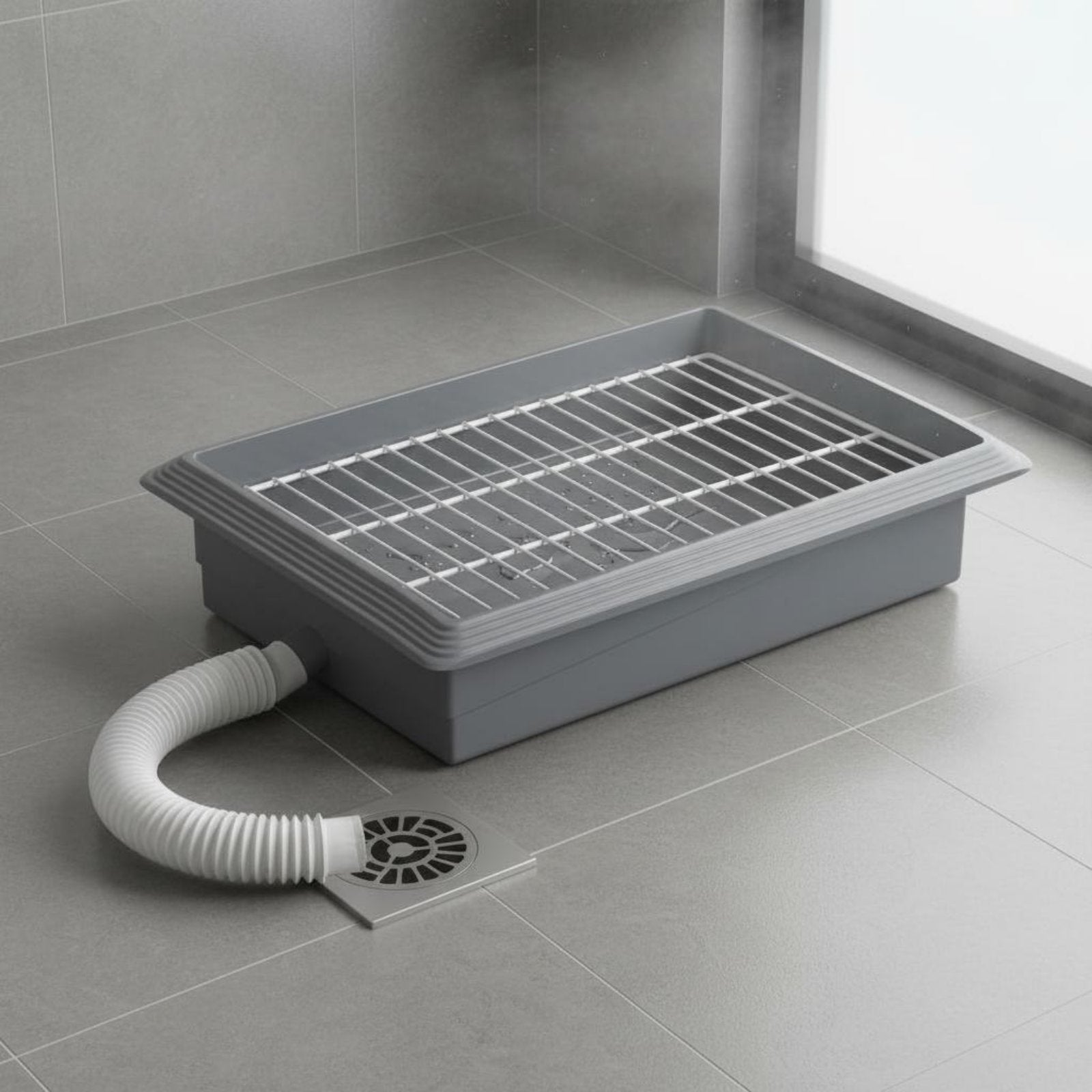 Flushable Dog Toilet Easy to Clean Drainage Drain Dog Toilet Pet Supplies for Training