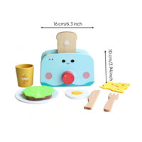 Wooden Toy Appliance Educational Pretend-Play Appliance Screen-Free for Children