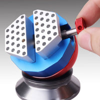Ball Vise Multi Angle Control Rotating Vise Stable Metal Base Swivel Clamp for Model Makers, Hobbyists