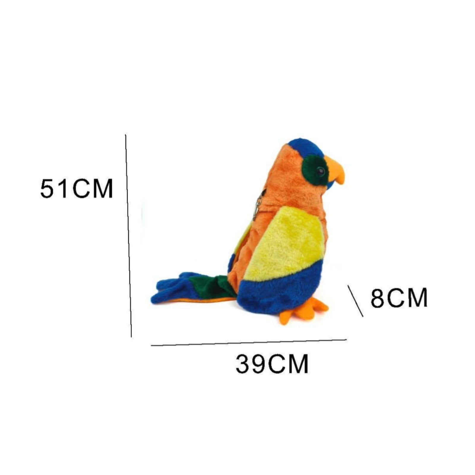 Soft Parrot Golf Club Cover Novelty Design Creature Golf Headcover for Golfers