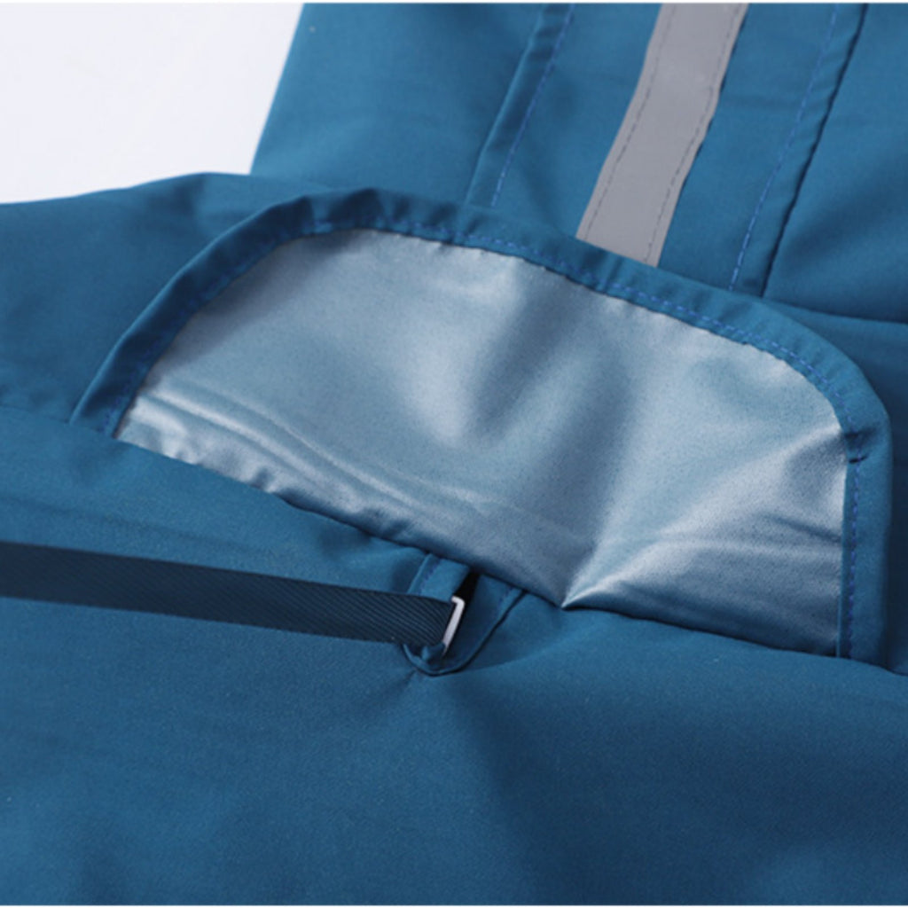 Clear Hood Dog Raincoat Portable Waterproof Dog Slicker Adjustable Straps