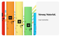 8 Pieces Musical Acoustic Tube Easy to Play Tuned Percussion Tubes Rainbow Colored