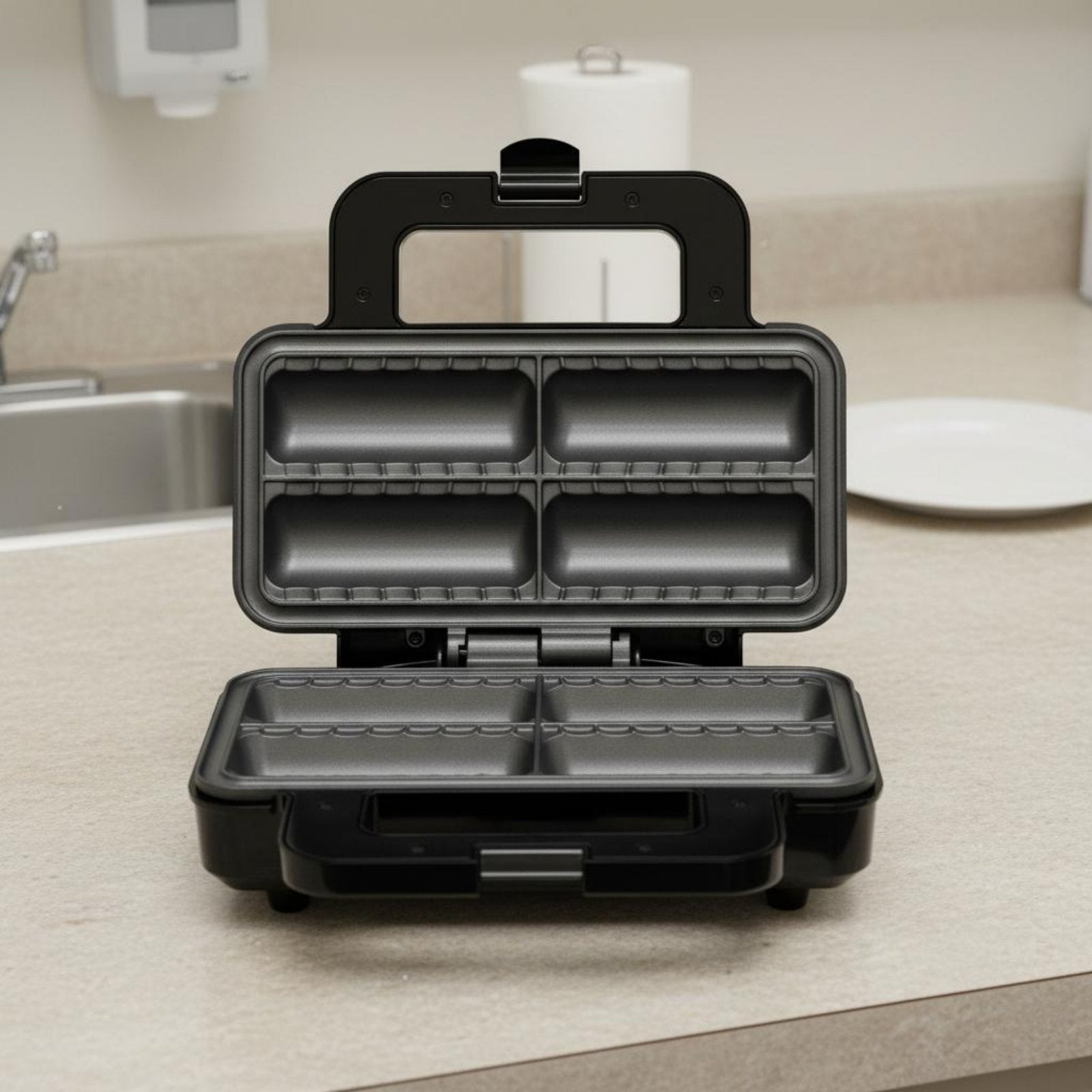 Electric Hot Dog Cooker LED Light Sausage Roll Appliance Compact Design for Home