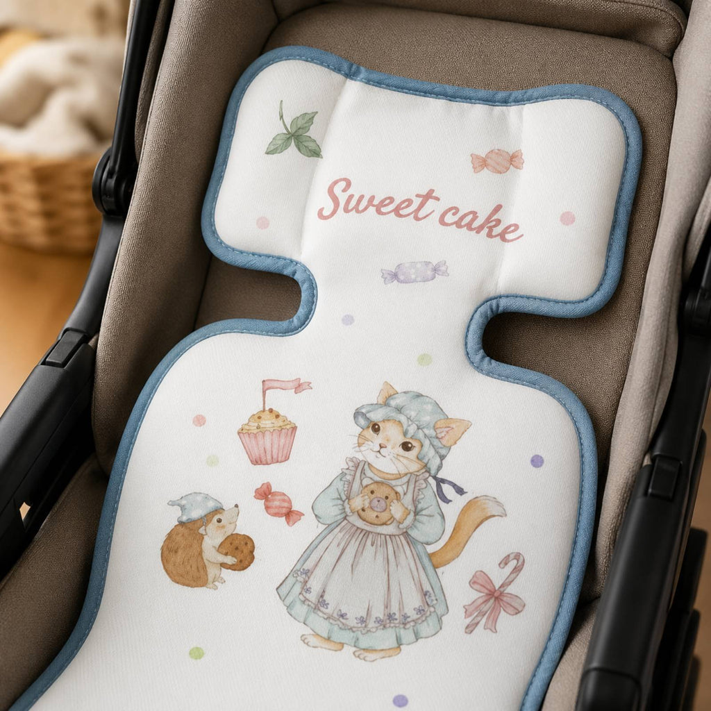 Cooling Seat Pad Breathable Stroller Mat Multi-Use for Travel, Babies