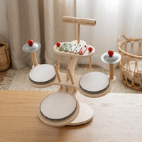Wooden Drum Xylophone Set Educational Toy Wooden Drum Set Fine Motor Skills Musical Percussion Table for Toddlers