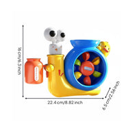 Water Wheel Toy Colorful Rotating Bath Toy for Children, Babies