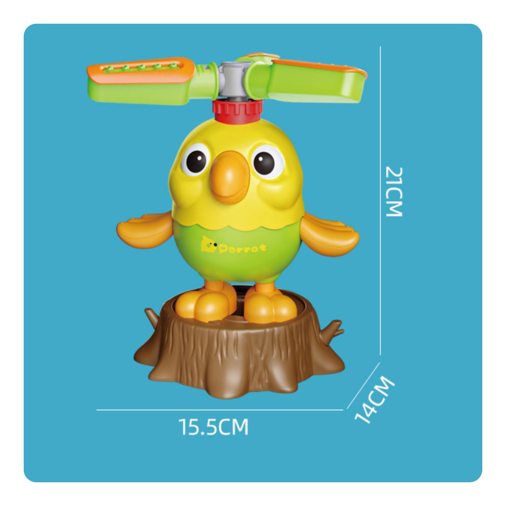 Parrot Sprinkler Swinging Parrot Spray Toy Hose Connected for Beach, Outdoor