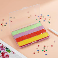 168 Pieces Gem Art Sticky Gel Strong Sticky Craft Supply Long-Lasting