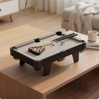Mini Pool Table Space Saving Tabletop Billiards Set Stable and Sturdy for Family