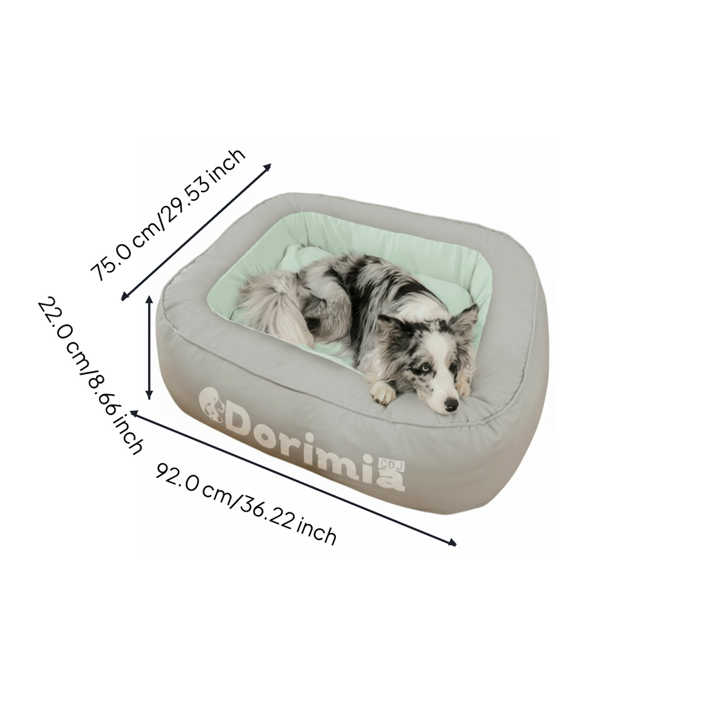 Orthopedic dog bed with removable cover