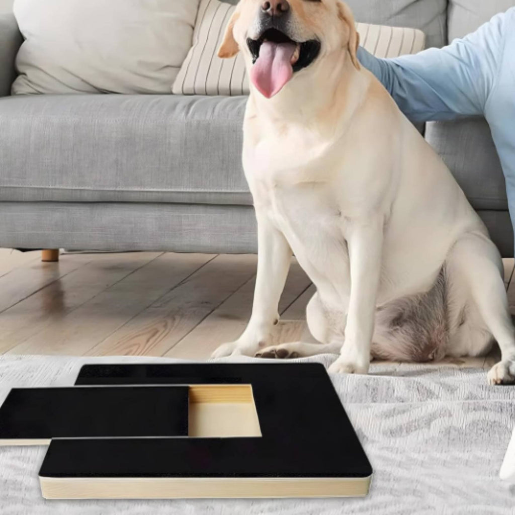 Wooden Dog Scratch Board Wear-Resistant Dog Scratch Board Polished Border