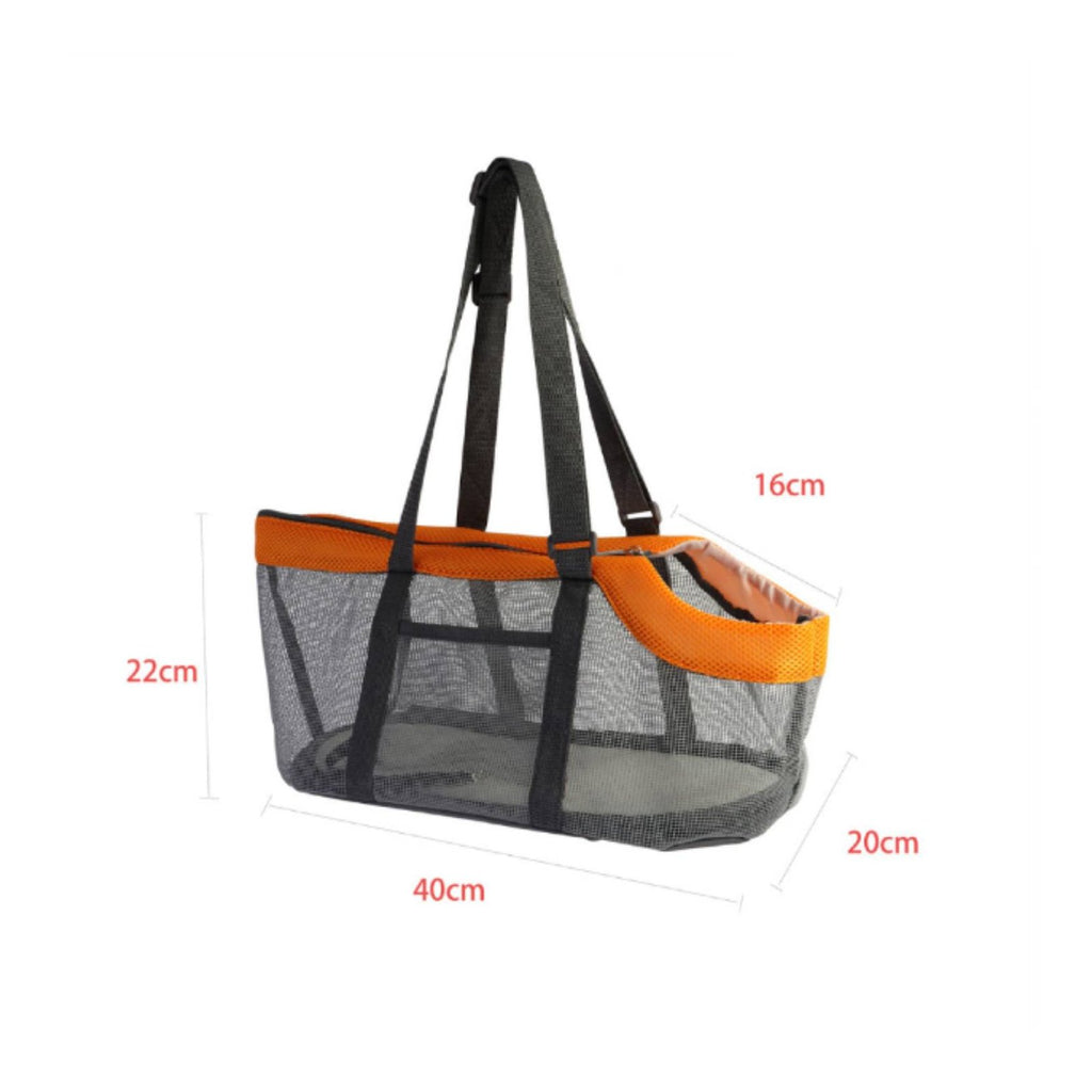 Mesh Pet Carrier Bag Foldable Mesh Pet Carrier Lightweight for Travel