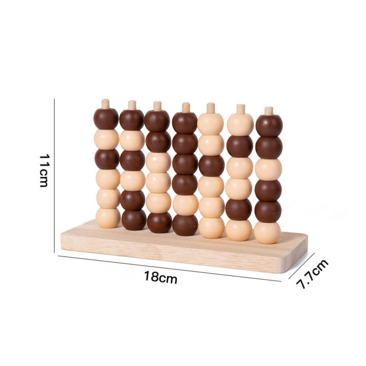 3D Wooden Game Cognitive Development Preschool Learning Set Child-Centered