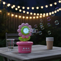 Sunflower Bubble Machine Colorful Plaything Plastic for Children