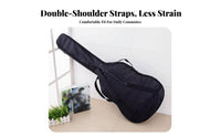 41 Inch Acoustic Guitar Bag Thickened Padding 41 Inch Guitar Bag Musical Instrument Accessory Long-Lasting Oxford Material
