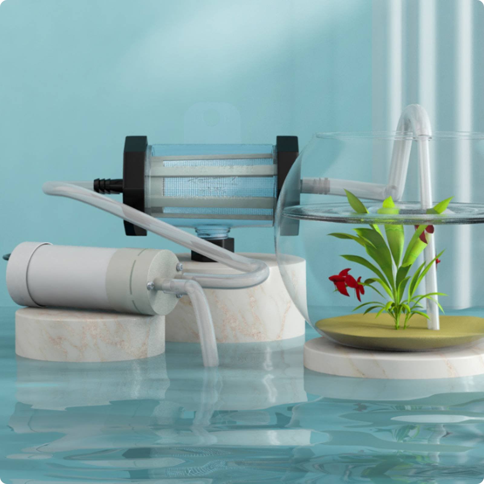 Electric Aquarium Vacuum Strong Suction Pet Aquarium Gravel Cleaner Easy To