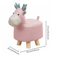 Cartoon Elephant Stool Multipurpose Cartoon Elephant Footstool Anti-Slip Feet