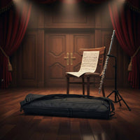 16-Hole Flute Case Portable 16 Hole Flute Case Shielded Musical Equipment for Travel, Performances, Lessons