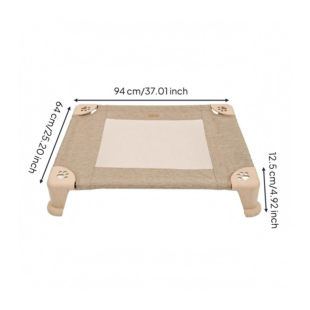 Cot-Style Dog Bed Plastic Frame Dog Cot Bed Anti-Slip