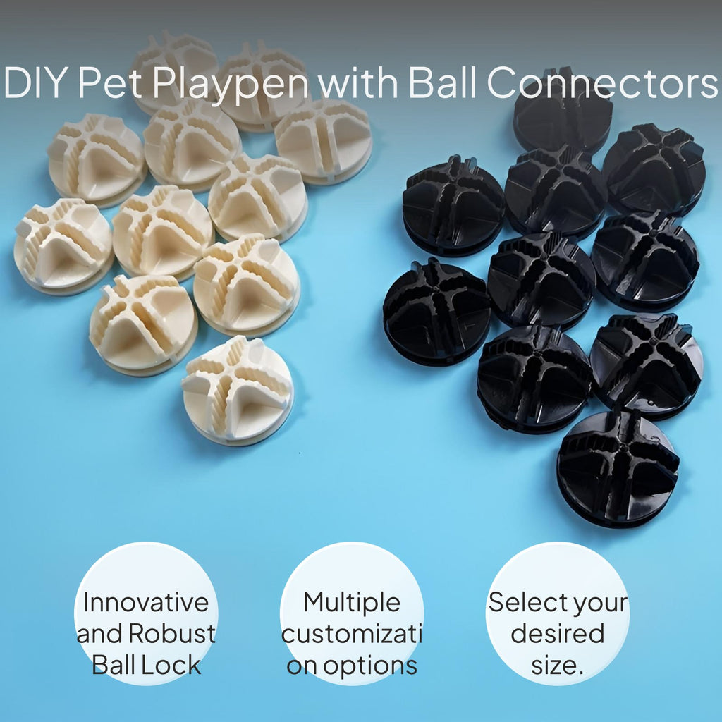 Pet Playpen Connectors DIY Clips for Cage Assembly