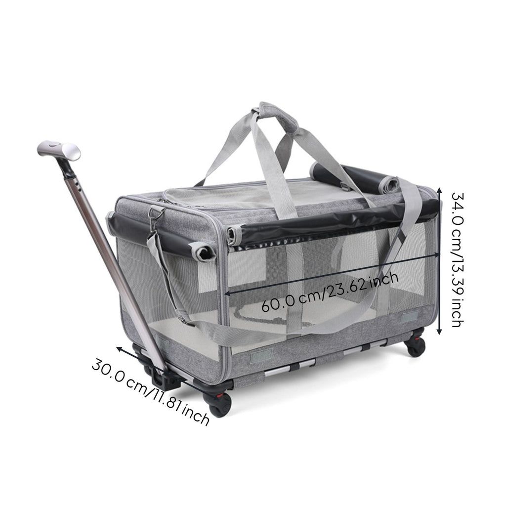 Breathable pet trolley, lightweight