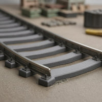 Oval Track Train Set 1:87 Ratio HO Scale Track ABS Plastic