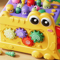 Pound and Play Bench Colorful Peg Hammer Toy Rounded Edges for Children